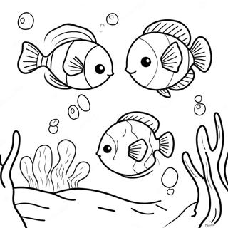 Cute Underwater Scene Coloring Page 1902-1630