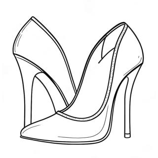 High Heel Coloring Pages