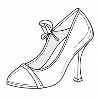 High Heel Coloring Pages