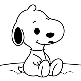 Snoopy Coloring Page 19063-15516