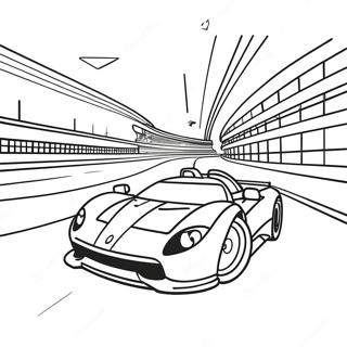 Fast Racing Track Coloring Page 19074-15522