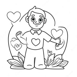 Cute Valentine S Day Dad Coloring Page 19104-15549