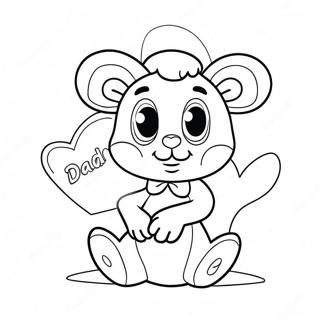 Cute Valentine S Day Dad Coloring Page 19104-15552