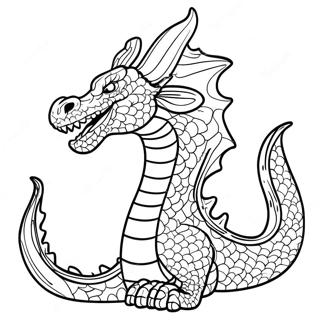 Furious Dragon Coloring Page 19114-15558