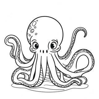 Teenage Kraken Coloring Pages