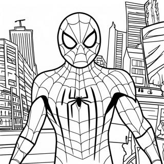 Spiderman Far From Home Coloring Pages