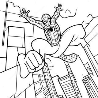 Spiderman Far From Home Coloring Page 19123-15554