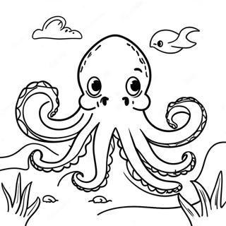 Teenage Kraken Coloring Pages