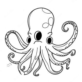 Adventurous Teenage Kraken Coloring Page 1912-1638