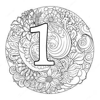 Number 1 Coloring Page 19153-15583