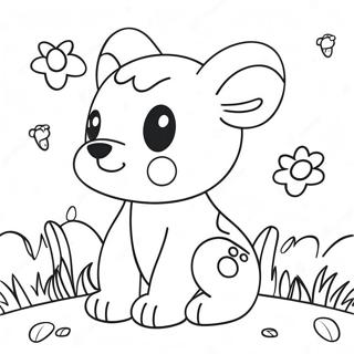 Cute Number 1 Coloring Page 19154-15587