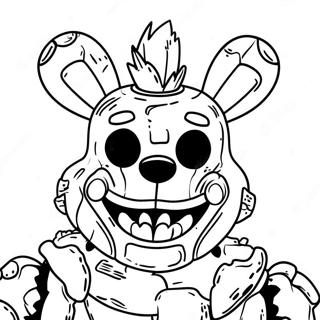 Springtrap Coloring Pages