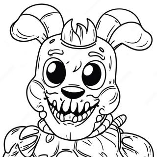 Creepy Springtrap In The Shadows Coloring Page 19164-15591