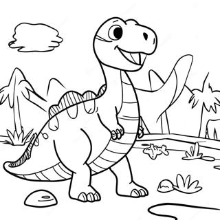 Camp Cretaceous Coloring Page 19173-15600