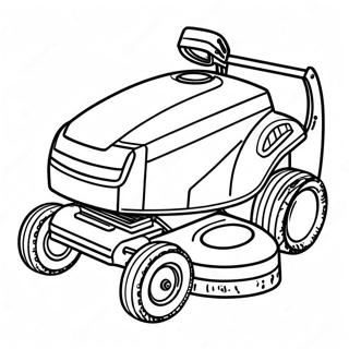 Lawn Mower Coloring Pages