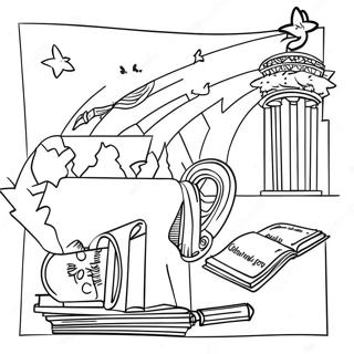 Constitution Coloring Pages