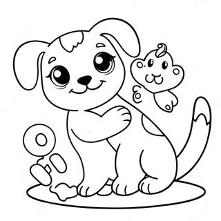 Dog And Cat Coloring Pages