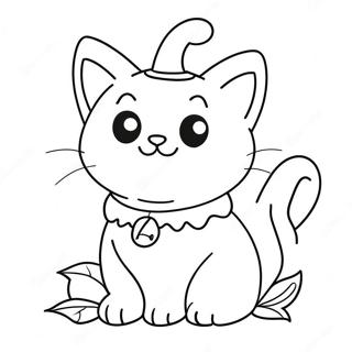 Halloween Kitty Coloring Page 19233-15648