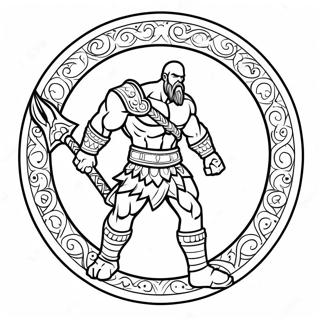 God Of War Logo Coloring Page 19253-15662