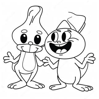 Ren And Stimpy Coloring Pages