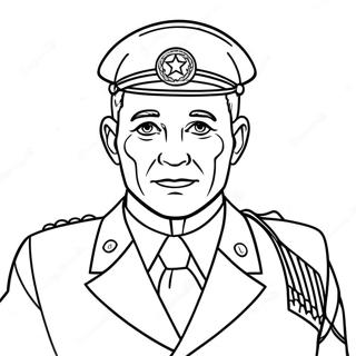 Patriotic Veterans Day Coloring Page 192-155