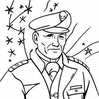 Patriotic Veterans Day Coloring Page 192-156