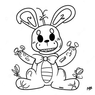 Withered Bonnie Coloring Page 19313-15710