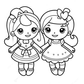 Cute Lalaloopsy Dolls Coloring Page 19324-15723