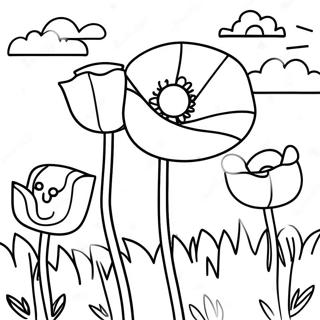 Colorful Poppy And Viva Adventure Coloring Page 19334-15728