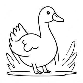 Goose Coloring Page 19343-15732