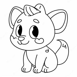 Cute Pet Simulator X Characters Coloring Page 19404-15782