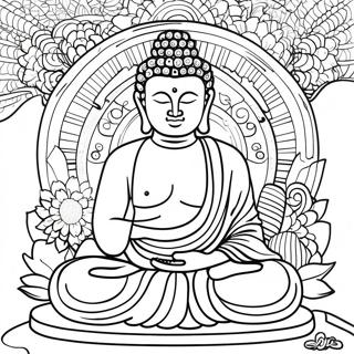 Buddha Coloring Pages