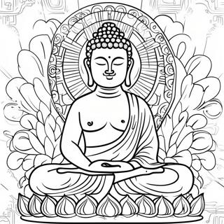 Buddha Coloring Page 19423-15796