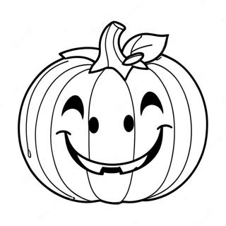 Smiling Jack O Lantern Coloring Page 19464-15829