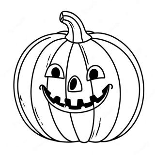 Smiling Jack O Lantern Coloring Page 19464-15830