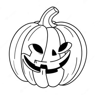 Smiling Jack O Lantern Coloring Page 19464-15831