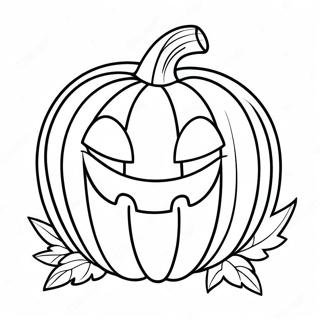 Smiling Jack O Lantern Coloring Page 19464-15832