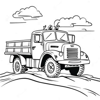 Army Truck Coloring Pages