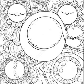 Moon Phases Coloring Page 19493-15850