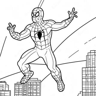 Spiderman In A Colorful Spacesuit Coloring Page 19514-15877