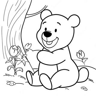 Classic Winnie The Pooh Coloring Page 19523-15871