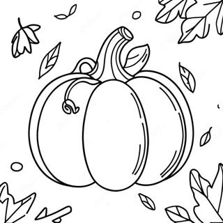 Autumn Pumpkin Coloring Page 19533-15883