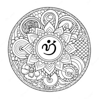 Chakra Coloring Pages