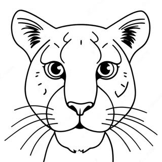 Puma Coloring Pages