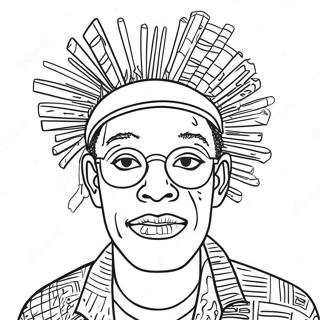 Basquiat Coloring Page 19603-15944