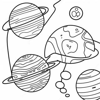 Solar System Coloring Page 1961-1675