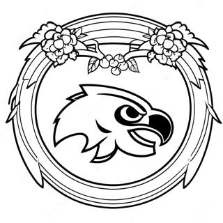 Iowa Hawkeyes Logo Coloring Page 19623-15950