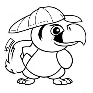 Iowa Hawkeyes Mascot Coloring Page 19624-15959