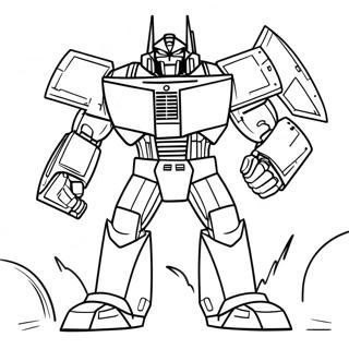 Megatron Coloring Pages