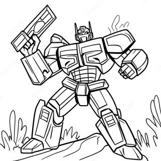 Transformers Megatron In Battle Coloring Page 19644-15976